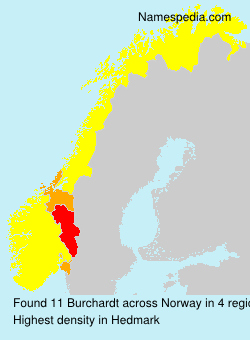 Surname Burchardt in Norway Surname Burchardt in Norway
