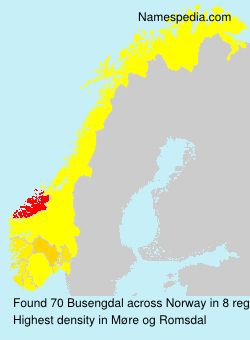 Surname Busengdal in Norway Surname Busengdal in Norway