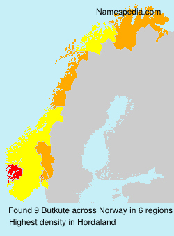 Surname Butkute in Norway Surname Butkute in Norway