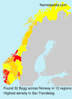 Surname Bygg in Norway Surname Bygg in Norway
