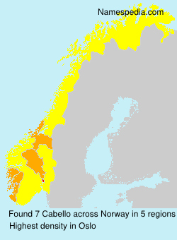 Surname Cabello in Norway Surname Cabello in Norway