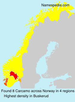 Surname Carcamo in Norway Surname Carcamo in Norway