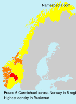Surname Carmichael in Norway Surname Carmichael in Norway