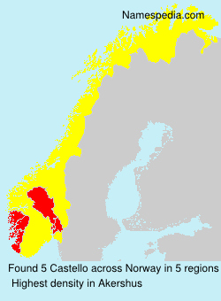 Surname Castello in Norway Surname Castello in Norway