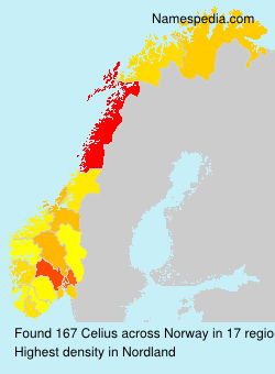 Surname Celius in Norway Surname Celius in Norway