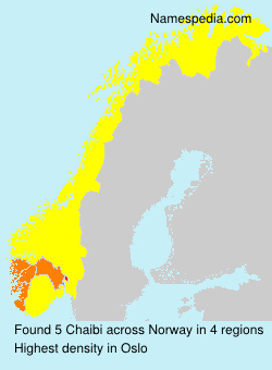 Surname Chaibi in Norway Surname Chaibi in Norway