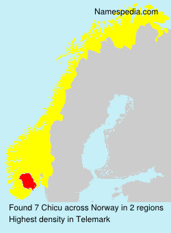 Surname Chicu in Norway