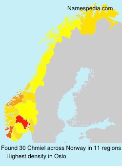 Surname Chmiel in Norway Surname Chmiel in Norway