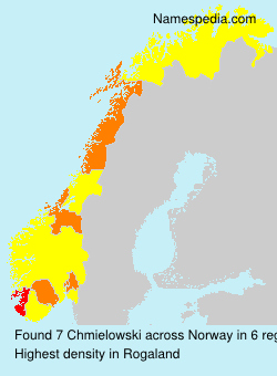 Surname Chmielowski in Norway Surname Chmielowski in Norway