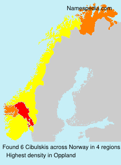 Surname Cibulskis in Norway Surname Cibulskis in Norway