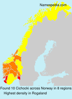 Surname Cichocki in Norway Surname Cichocki in Norway