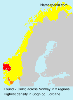 Surname Cirkic in Norway Surname Cirkic in Norway