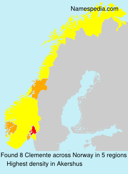 Surname Clemente in Norway Surname Clemente in Norway