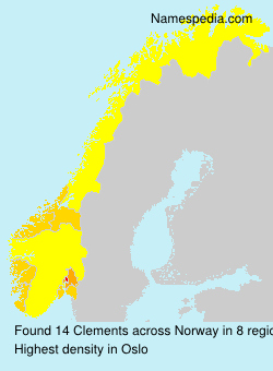 Surname Clements in Norway Surname Clements in Norway