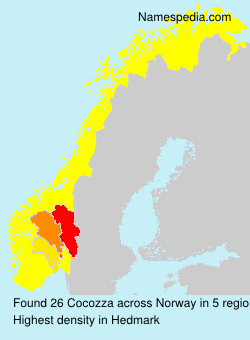 Surname Cocozza in Norway Surname Cocozza in Norway