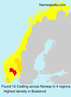 Surname Codling in Norway Surname Codling in Norway