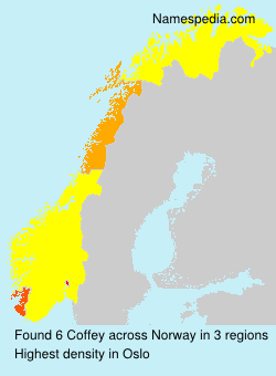 Surname Coffey in Norway Surname Coffey in Norway