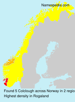 Surname Colclough in Norway Surname Colclough in Norway