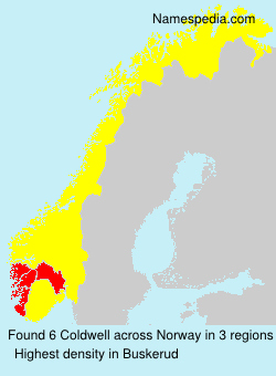 Surname Coldwell in Norway Surname Coldwell in Norway