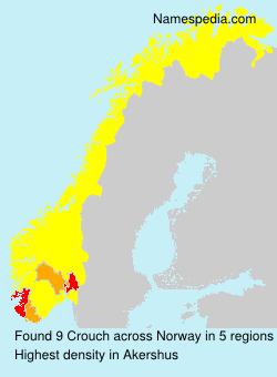 Surname Crouch in Norway Surname Crouch in Norway