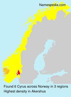Surname Cyrus in Norway Surname Cyrus in Norway