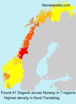 Surname Dagsvik in Norway Surname Dagsvik in Norway