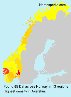 Surname Dal in Norway Surname Dal in Norway