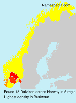 Surname Dalviken in Norway Surname Dalviken in Norway