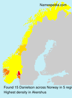 Surname Danielson in Norway Surname Danielson in Norway