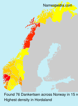 Surname Dankertsen in Norway Surname Dankertsen in Norway