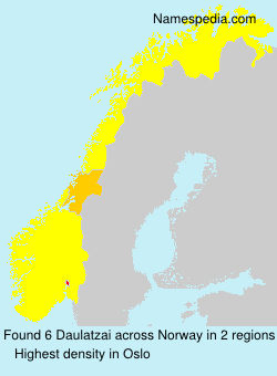 Surname Daulatzai in Norway Surname Daulatzai in Norway