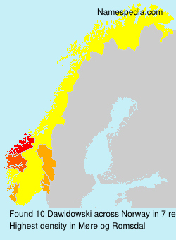 Surname Dawidowski in Norway Surname Dawidowski in Norway