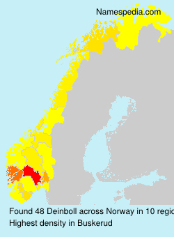 Surname Deinboll in Norway Surname Deinboll in Norway