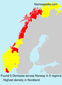 Surname Demissie in Norway Surname Demissie in Norway