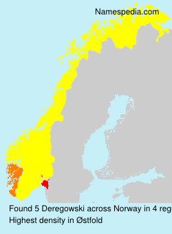 Surname Deregowski in Norway Surname Deregowski in Norway