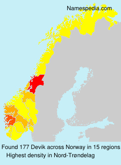Surname Devik in Norway Surname Devik in Norway