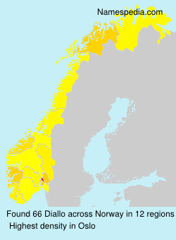 Surname Diallo in Norway Surname Diallo in Norway