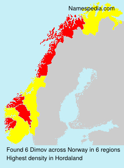 Surname Dimov in Norway Surname Dimov in Norway