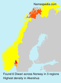 Surname Diwari in Norway Surname Diwari in Norway