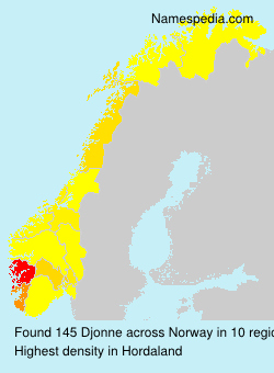 Surname Djonne in Norway Surname Djonne in Norway