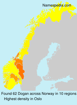 Surname Dogan in Norway Surname Dogan in Norway