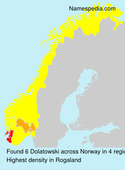 Surname Dolatowski in Norway Surname Dolatowski in Norway