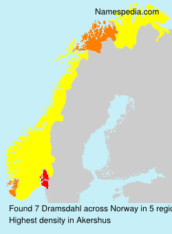 Surname Dramsdahl in Norway Surname Dramsdahl in Norway