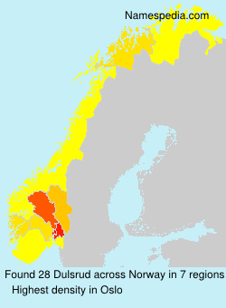 Surname Dulsrud in Norway Surname Dulsrud in Norway