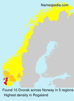 Surname Dvorak in Norway Surname Dvorak in Norway