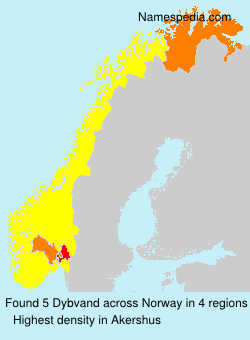 Surname Dybvand in Norway Surname Dybvand in Norway