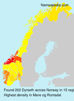Surname Dyrseth in Norway Surname Dyrseth in Norway