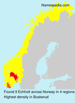 Surname Echholt in Norway Surname Echholt in Norway