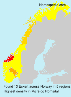 Surname Eckert in Norway Surname Eckert in Norway