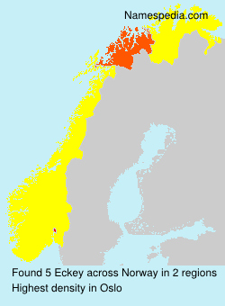 Surname Eckey in Norway Surname Eckey in Norway